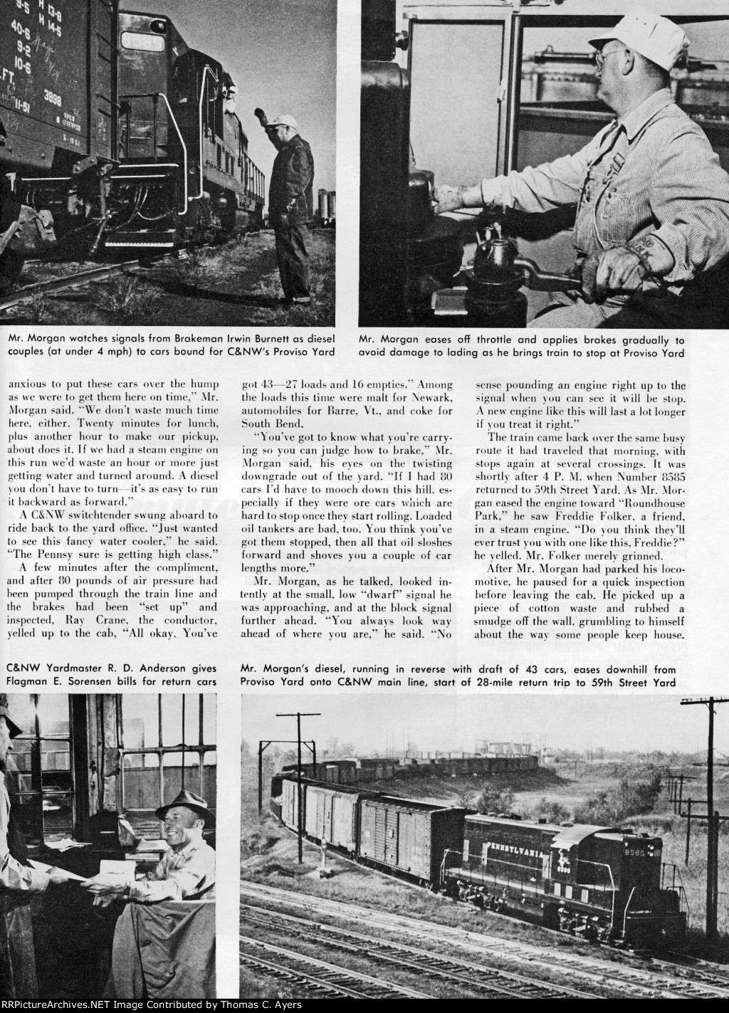 Engineman Morgan's New Switcher, Page 19, 1953
